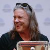 Bruce Dickinson d'Iron Maiden le 11 octobre 2019à Buenos Aires en Argentine lors d'un hommage rendu au groupe par le Congrès argentin.