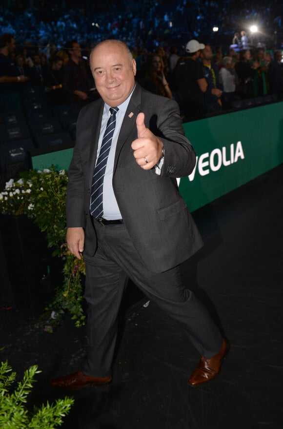 Bernard Giudicelli (Président de la FFT) - People lors de la finale du tournoi Rolex Paris Masters 2019 à Paris le 3 novembre 2019. © Veeren - Perusseau / Bestimage