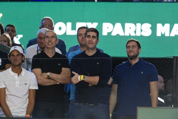 Le clan de Novak Djokovic - People lors de la finale du tournoi Rolex Paris Masters 2019 à Paris le 3 novembre 2019. © Veeren - Perusseau / Bestimage