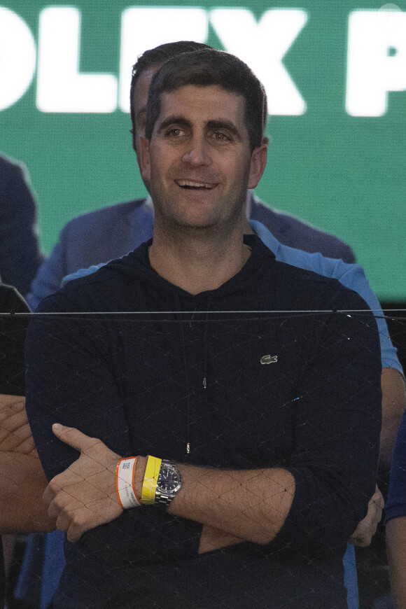 Un membre de la famille de Novak Djokovic - People lors de la finale du tournoi Rolex Paris Masters 2019 à Paris le 3 novembre 2019. © Veeren - Perusseau / Bestimage
