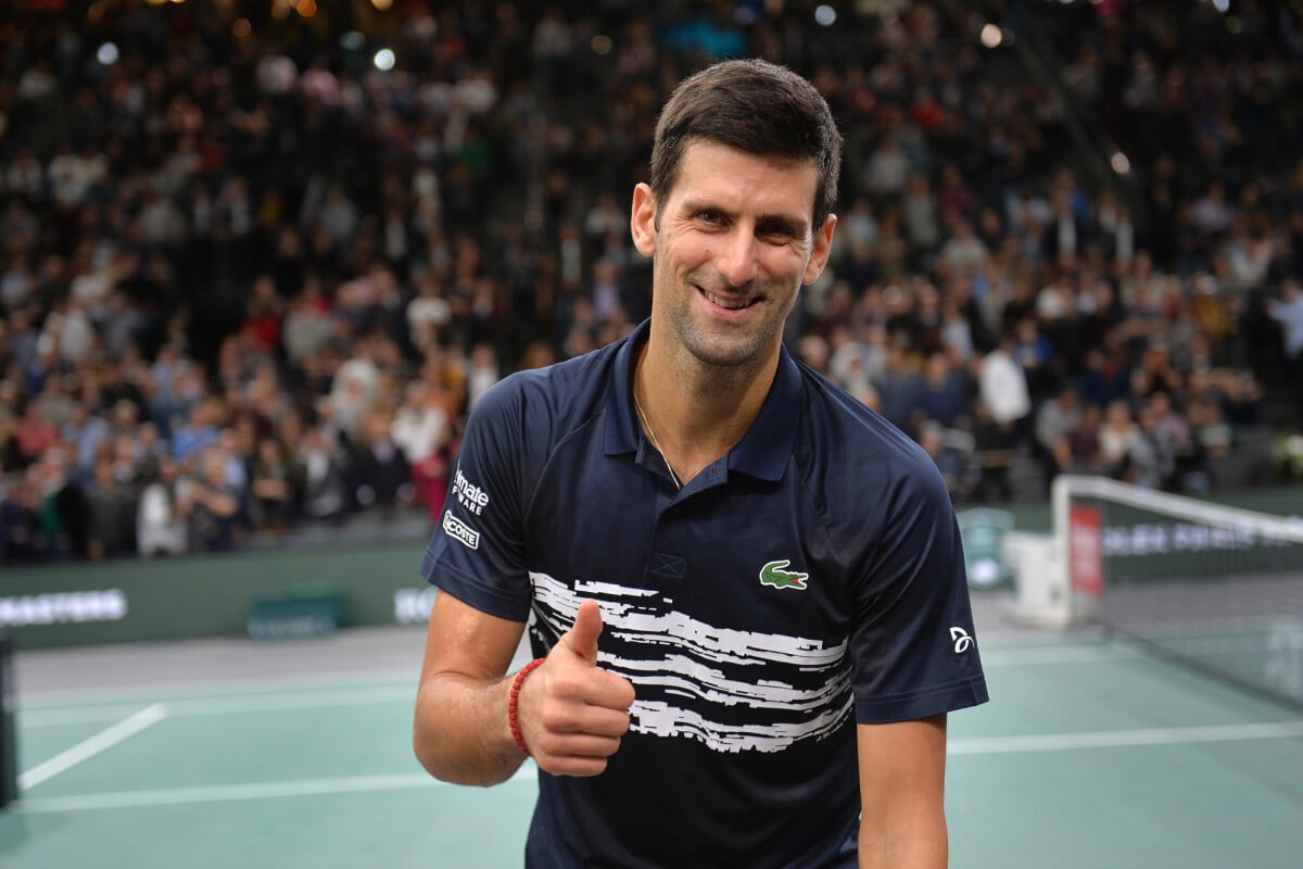 Photo Novak Djokovic remporte le Rolex Paris Masters à Paris le 3