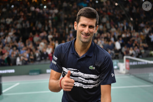 Novak Djokovic remporte le Rolex Paris Masters à Paris le 3 novembre 2019. © Veeren - Perusseau / Bestimage