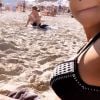 Christina Milian, enceinte de M. Pokora, a retrouvé une amie à Tel Aviv, en Israël. Elle pose en bikini sur Instagram le 4 novembre 2019.