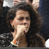 Noura El Shwekh assiste au match de son mari J-W.Tsonga lors du Rolex Paris Masters le 31 octobre 2019. © Perusseau - Vereen / Bestimage
