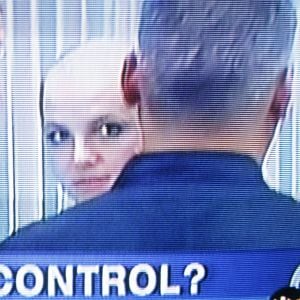 Britney Spears s'est rasée la tête le 16 février 2007 à Los Angeles.