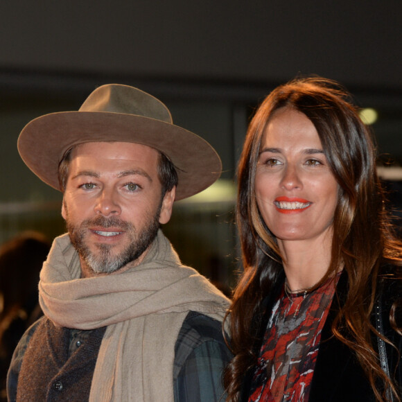 Christophe Maé et sa compagne Nadège Sarron lors de la 18ème cérémonie des "NRJ Music Awards" au Palais des Festivals à Cannes, le 12 novembre 2016. © Rachid Bellak/Bestimage