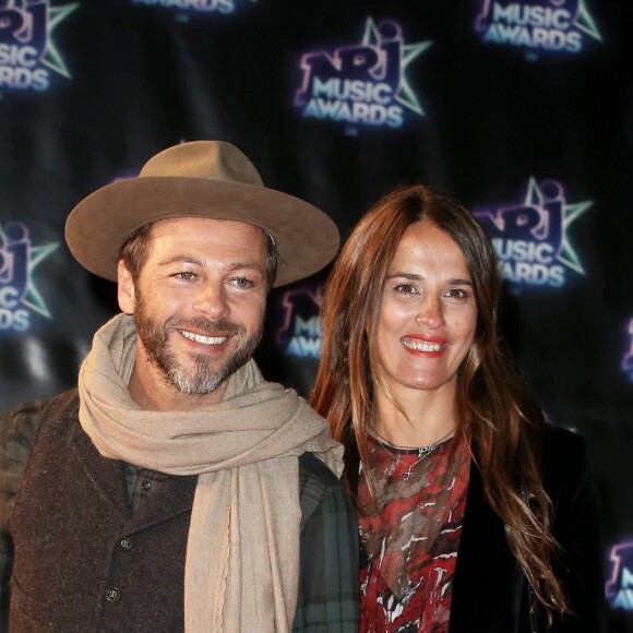 Christophe Maé et sa femme Nadège à la 18ème cérémonie des "NRJ Music Awards" au Palais des Festivals à Cannes, le 12 novembre 2016. © Dominique Jacovides/Bestimage