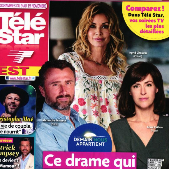 Couverture de Télé Star du 4 novembre 2019