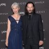 Keanu Reeves et sa compagne Alexandra Grant à la soirée "2019 LACMA Art + Film Gala" au Los Angeles County Museum of Art. Los Angeles, le 2 novembre 2019.