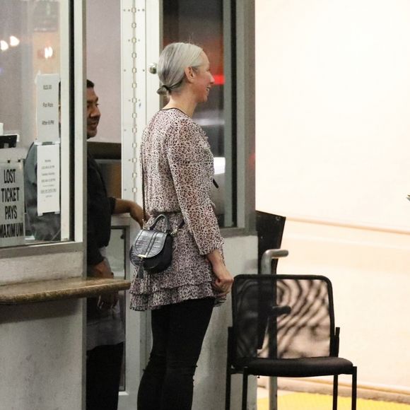 Exclusif - Keanu Reeves et sa compagne Alexandra Grant quittent le restaurant E Baldi à Los Angeles le 17 septembre 2019.