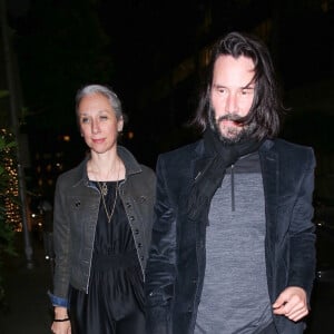 Keanu Reeves est allé dîner avec Alexandra Grant dans un restaurant à Los Angeles, le 21 juin 2019.