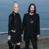 Keanu Reeves et sa compagne Alexandra Grant au défilé Saint Laurent, collection homme printemps-été 2020 à Malibu le 6 juin 2019.