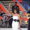 Whitney Houston dans "X Factor Italy" à Milan, en 2009. 