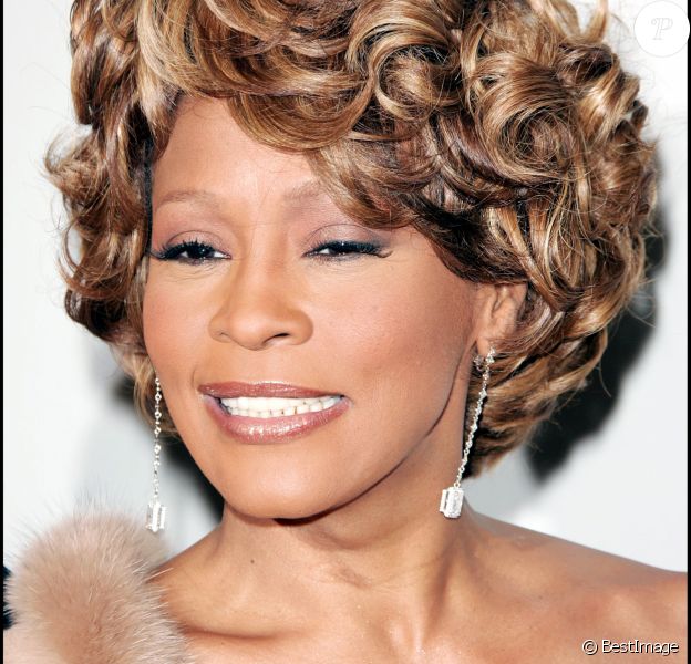 Whitney Houston aux Grammy Awards en 2007 à Beverly Hills.