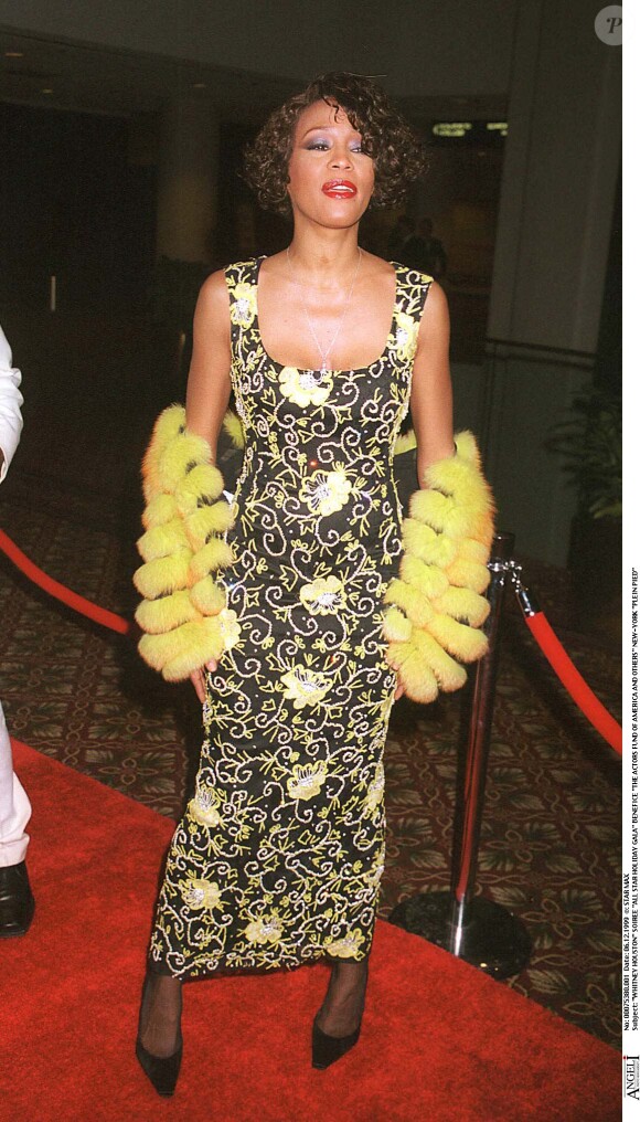 Whitney Houston à New York en 1999. 