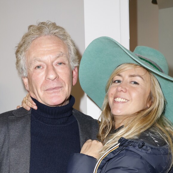 Exclusif - Anthony Peto et Énora Malagré à la soirée d'ouverture de la nouvelle boutique du chapelier Anthony Peto à Paris, le 7 novembre 2019. © Marc Ausset-Lacroix/Bestimage