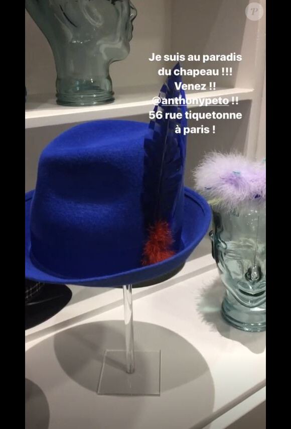 Enora Malagré a assisté à la soirée d'inauguration de la boutique Anthony Peto à Paris. Le 7 novembre 2019.