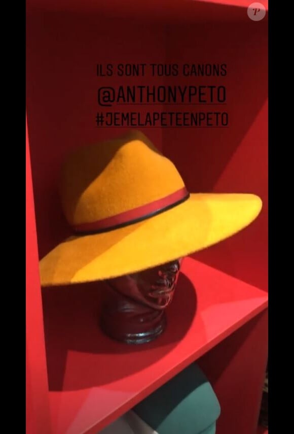 Enora Malagré a assisté à la soirée d'inauguration de la boutique Anthony Peto à Paris. Le 7 novembre 2019.