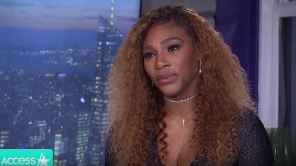 Serena Williams en interview pour Access Hollywood, le 7 novembre 2019.