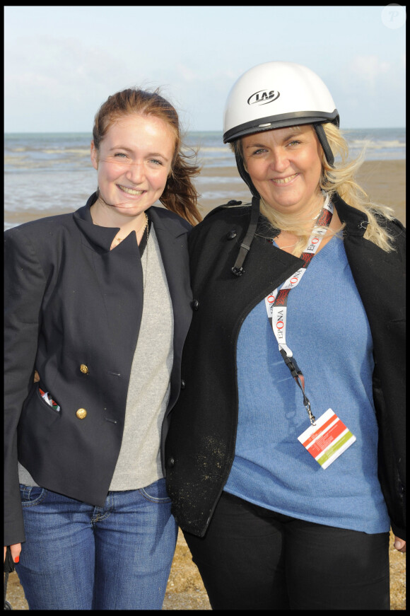 Valérie Damidot et sa fille Roxane - 16e édition des trophées d'Epona. Cabourg. Le 10 octobre 2009.