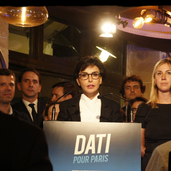 Rachida Dati lance officiellement sa campagne pour les élections municipales de Paris 2020 au restaurant "L'ami Justin". Paris, le 7 novembre 2019. © Alain Guizard/Bestimage