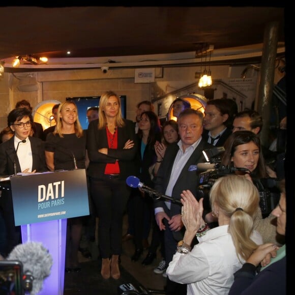 Rachida Dati lance officiellement sa campagne pour les élections municipales de Paris 2020 au restaurant "L'ami Justin". Paris, le 7 novembre 2019. © Alain Guizard/Bestimage