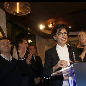 Rachida Dati lance officiellement sa campagne pour les élections municipales de Paris 2020 au restaurant "L'ami Justin". Paris, le 7 novembre 2019. © Alain Guizard/Bestimage