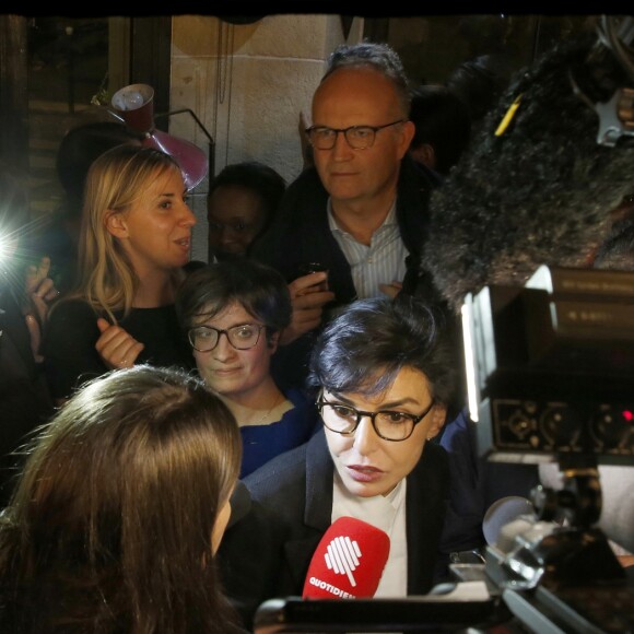 Rachida Dati lance officiellement sa campagne pour les élections municipales de Paris 2020 au restaurant "L'ami Justin". Paris, le 7 novembre 2019. © Alain Guizard/Bestimage