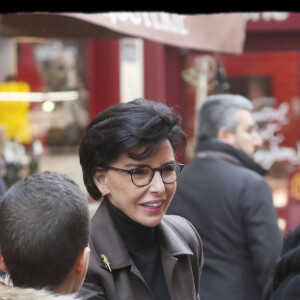 Exclusif - Rachida Dati se rend à l' imprimerie ARTE Adrien Maeght. Paris 14ème, rue Daguerre, le 13 novembre 2019. © Alain Guizard/Bestimage