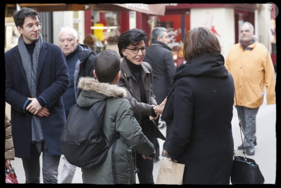 Exclusif - Rachida Dati se rend à l' imprimerie ARTE Adrien Maeght. Paris 14ème, rue Daguerre, le 13 novembre 2019. © Alain Guizard/Bestimage