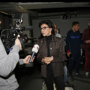 Exclusif - Gérard Loureiro, Rachida Dati. Rachida Dati se rend au Champion Spirit Rive Gauche pour l' entrainement de Michel Soro, détenteur de la ceinture de champion du monde des Super Welters, à 48H de son combat face à Cédric Vitu. Paris, le 13 novembre 2019. © Alain Guizard/Bestimage13/11/2019 - Paris