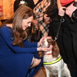 Kate Middleton, duchesse de Cambridge, au lancement de l'association caritative "National Emergencies Trust" à l'Eglise St Martin-in-the-Fields à Londres, le 7 novembre 2019.