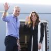 Kate Middleton, duchesse de Cambridge, et le prince William, duc de Cambridge, au départ de l'aéroport d'Islamabad, après leur voyage officiel de cinq jours au Pakistan. Le 18 octobre 2019