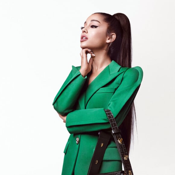 Ariana Grande pose pour la nouvelle campagne Givenchy. Le 15 juillet 2019.