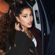 Exclusif - Ariana Grande arrive au "Sweetener Experience" organisé pour ses fans à New York, le 1er octobre 2018.