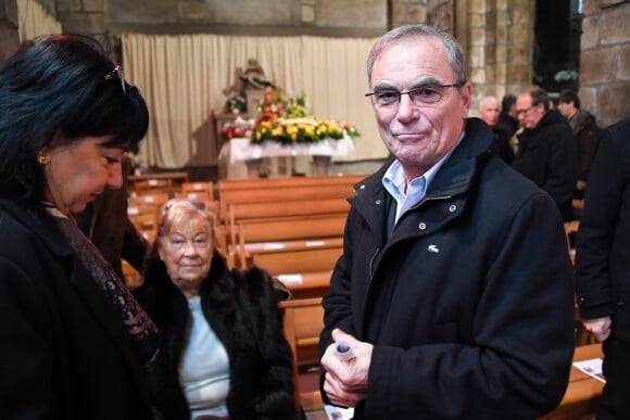 L'ancien coureur cycliste Bernard Hinault - Obsèques de Raymond Poulidor à l'église de Saint-Léonard-de-Noblat, le 19 novembre 2019.
