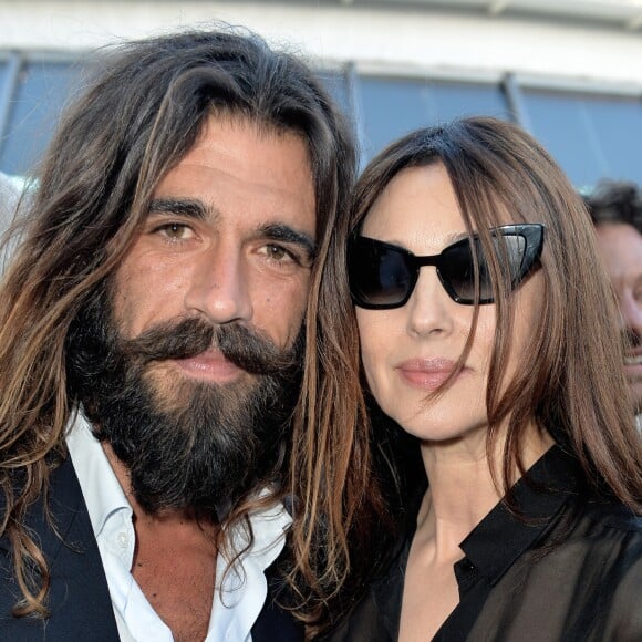 Monica Bellucci et son ex compagnon Nicolas Lefebvre lors du gala de la fondation Maud Fontenoy à Paris le 6 juin 2019.