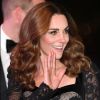 Kate Middleton à la soirée caritative "The Royal Variety Performance" à Londres, le 18 novembre 2019.