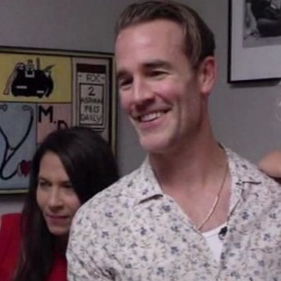 James Van Der Beek révèle que sa femme est enceinte de leur 6e enfant dans l'émission "Dancing With The Stars". Los Angeles. Le 7 octobre 2019.