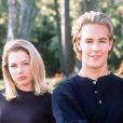 James Van Der Beek, Michelle Williams et Katie Holmes. Los Angeles, 1998. © ABACA