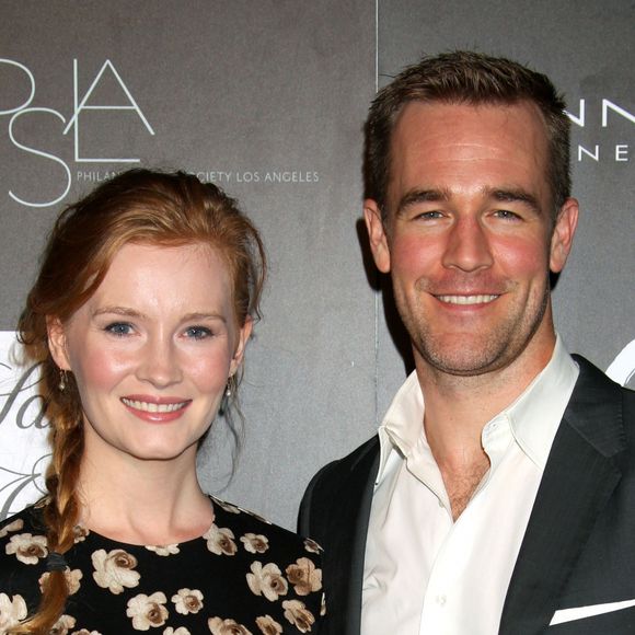 Kimberly Van Der Beek et son mari James Van Der Beek - People à la 5e soirée annuelle "PSLA Autumn Party" à Los Angeles, le 8 octobre 2014.