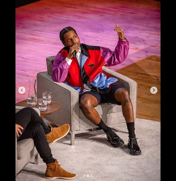 A$AP Rocky en conférence au Summit LA. Los Angeles, novembre 2019. Photo par Kyle Wayne Cordova.