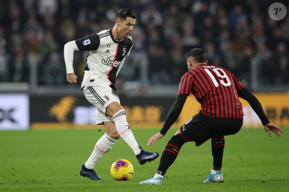 Cristiano Ronaldo lors du match Juventus Turin - Milan AC au Juventus Stadium. Turin, le 10 novembre 2019.