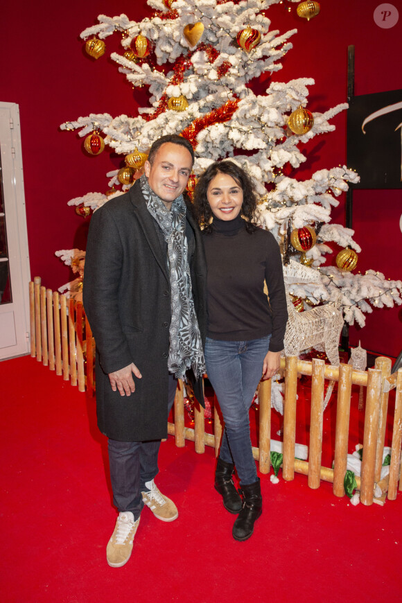 Laurent Amar et Saïda Jawad - Lancement de la campagne des Pères Noël Verts du Secours Populaire au Cirque Phénix, le 20 novembre 2019 à Paris. © Jack Tribeca/Bestimage
