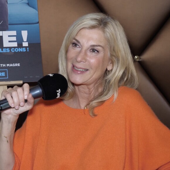 Michèle Laroque en interview pour Purepeople, pour la sortie du film "Joyeuse Retraite". Le 20 novembre 2019.