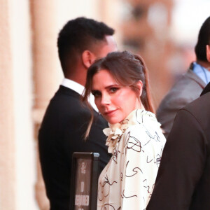 Victoria Beckham arrive dans les studios de l'émission "Jimmy Kimmel Live!" au El Capitan Entertainment Centre à Hollywood, Los Angeles, le 19 novembre 2019.