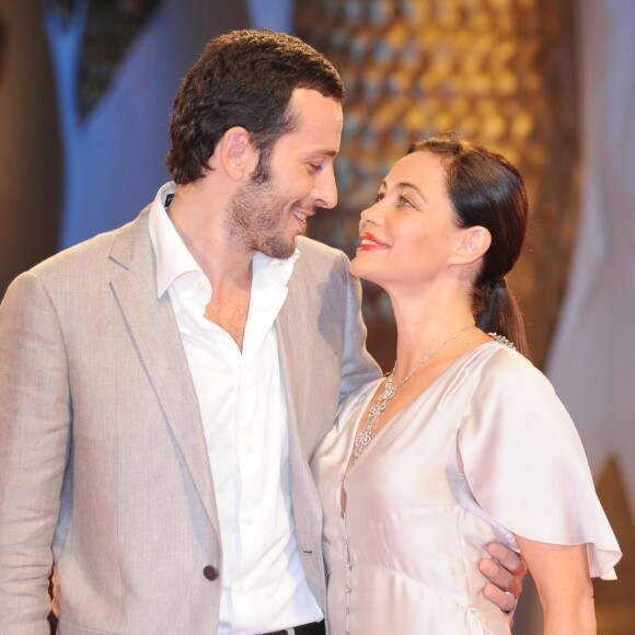 Michaël Cohen et Emmanuelle Béart au Festival de Venise en 2008.