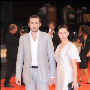 Michaël Cohen et Emmanuelle Béart au Festival de Venise en 2008.