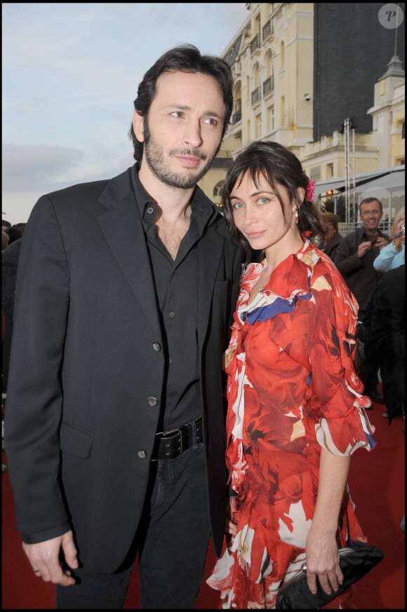 Michaël Cohen et Emmanuelle Béart au Festival de Cabourg en 2008.
