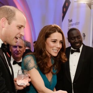 Le prince William, duc de Cambridge, et Catherine (Kate) Middleton, duchesse de Cambridge, à la soirée des "Tusk Conservation Awards" à la Banqueting House à Londres, le 8 novembre 2018.